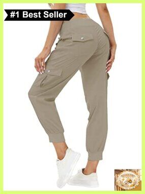 Women's Lightweight Hiking Cargo Pants Quick Dry Joggers Outdoor Travel